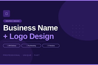 create business name, logo and slogan in 24 hours