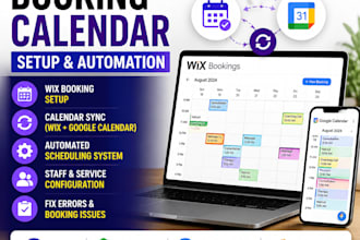 fix wix booking calendar sync and setup seamless appointment