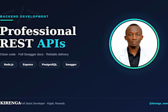 build a professional rest API with nodejs and swagger docs