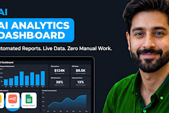 build an automated sales analytics dashboard and reporting system for a business
