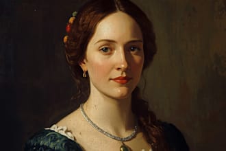 renaissance art oil painting portrait