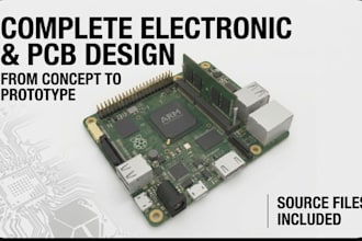 do complete custom electronic circuit and professional pcb layout design