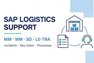 analyse sap mm, wm, sd logistics issues