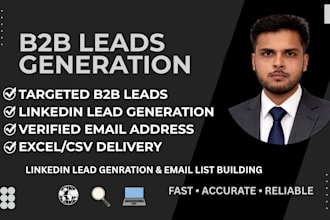 do b2b lead generation and email list building