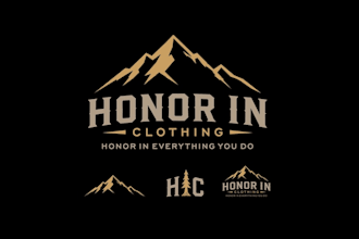 design timeless active lifestyle honor clothing logo