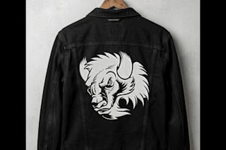 create professional jacket back embroidery digitising files