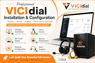 install and configure vicidial on your dedicated server