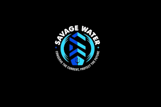design water life style brand focused conserving logo