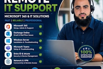provide professional remote IT support and technical support