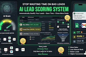 build ai lead scoring system to qualify your leads automatically