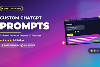 create custom chatgpt prompts for your business