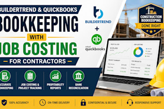 do buildertrend and quickbooks bookkeeping with job costing for contractors