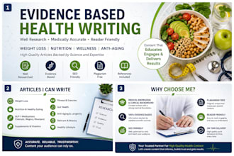 write evidence based weight loss nutrition
