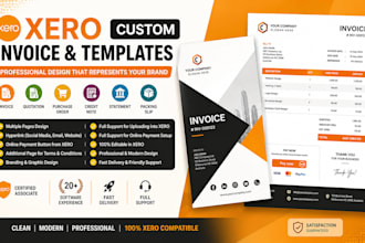 design receipt xero invoice template for your quickbooks xero and soho business