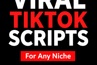 write viral tiktok scripts for any niche