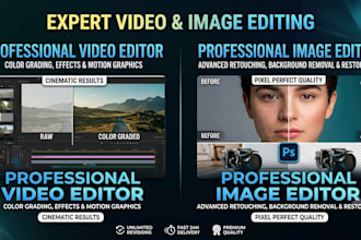 editing image, video and logo disiner