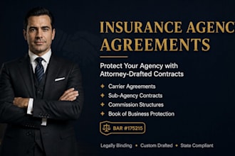 draft a legally binding insurance agency agreement