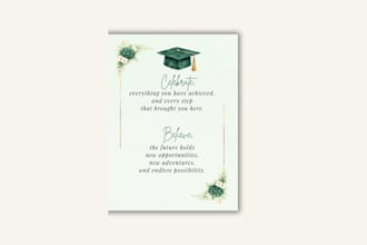 design elegant floral printable graduation cards