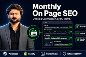 do monthly on page SEO services to keep your website ranking on google