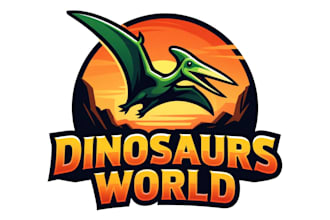 do awesome dinosaur logo with new creative concepts