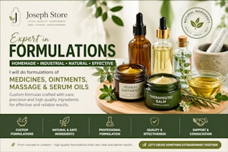 do formulations of homemade, industrial medicine, ointment or massage serum oils