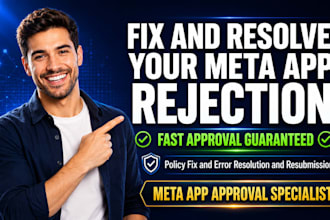 resolve and fix your meta app rejection and resubmit for approval
