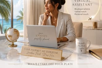 be your professional travel virtual assistant for bookings and itineraries