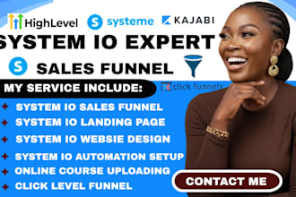 system io sales funnel system io landing page expert and sales funnel automation
