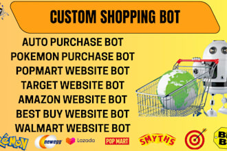 auto buying bot, pokemon bot shopping bot, auto purchase bot, target walmart bot