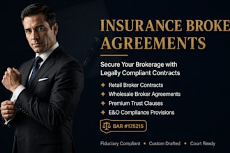 create a custom insurance broker agreement for your business