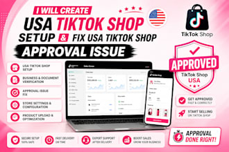 create USA tiktok shop setup tik tok shop USA fix USA tiktok shop approval issue
