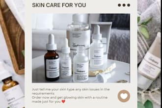 creat personalized skincare routine for your skin type