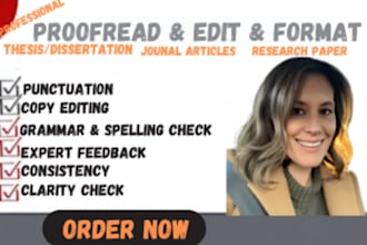 proofread and edit your academic paper for grammar, clarity, and consistency