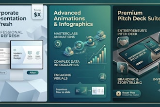 create a professional animated powerpoint presentation