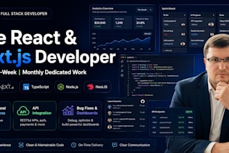 be fullstack reactjs nextjs mernstack web app developer