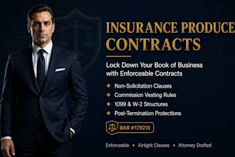 draft insurance producer and agency contracts