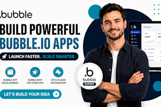 bubble io developer for bubble app website and bubble mvp development