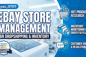 manage your ebay store for dropshipping from inventory