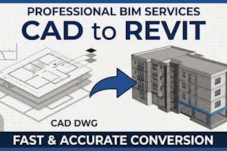 convert your cad, PDF, sketch, or photo into 3d revit model