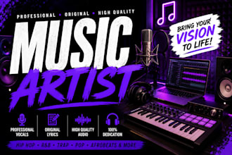 be your afrobeat afropop rnb singer catchy and melodies