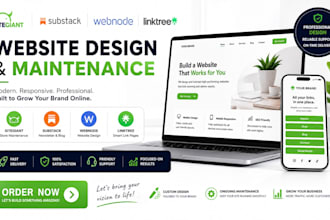 build sitegiant store maintenance substack webnode linktree website desigh