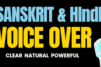 do sanskrit and hindi voice over mantras and shlokas