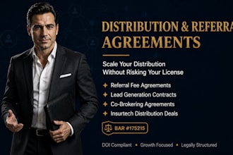 draft compliant insurance referral agreements