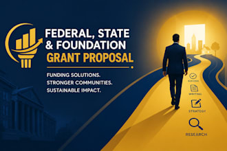 write federal state and foundation grant proposal for nonprofit
