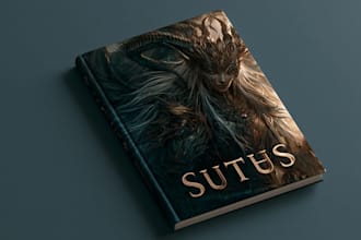 fantasy book cover design or fantasy book cover