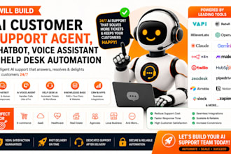 build ai customer support agent zendesk chatbot voice assistant help desk agent