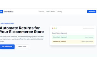 design and build a saas landing page