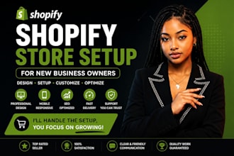build shopify store, shopify redesign,shopify store setup, fix shopify expert