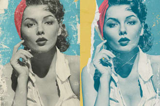 do retro poster restoration
