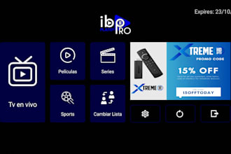 launch your iptv app hot player flexible iptv with dns and panel management